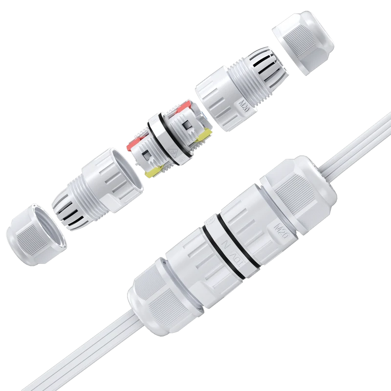 Lumary Waterproof Cable Connector 2PACK