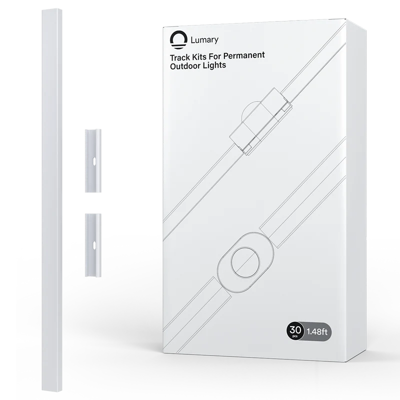 Lumary Track Kits for Permanent Outdoor Lights