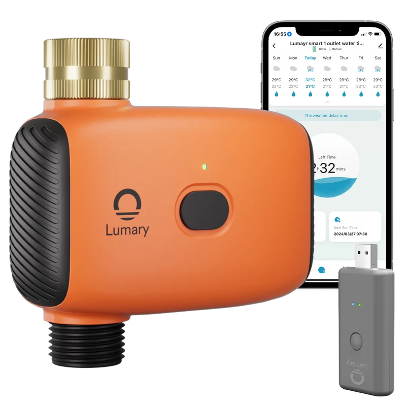 Lumary WiFi Water Timer for Garden Hose