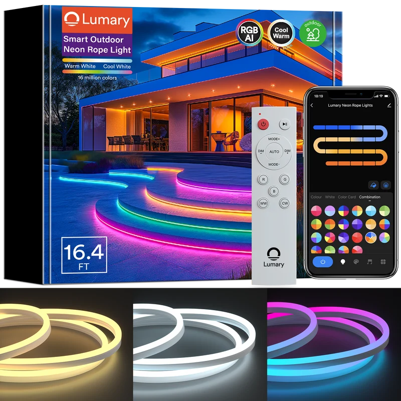 Lumary Smart Outdoor Neon Rope Lights