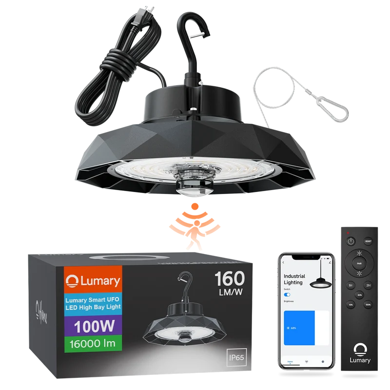 Lumary UFO LED High Bay Light with Motion Sensor - B（100/150/200W）