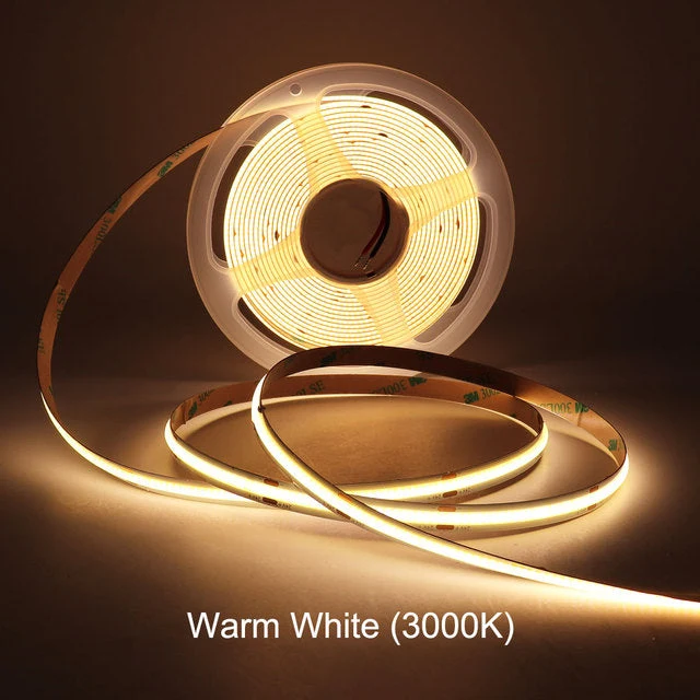 12V/24V COB LED-Streifen 8W/m 320 LEDs/m