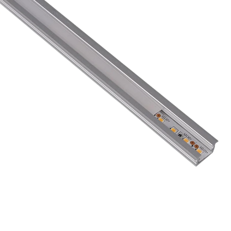 2m Aluminium LED-Profil mit Anschlag