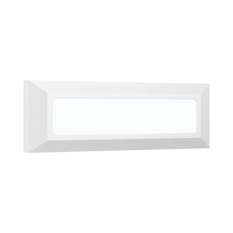 LED Weiße Wandleuchte direkt Außen IP65 – 3W | 3in1 Farbtemperatur | Stufen & Treppenbeleuchtung