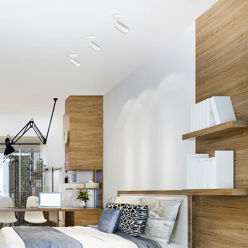 LED GU10 Einbauspot Deckenspot schwenkbar Deckenstrahler weiß Deckenlampe 35W