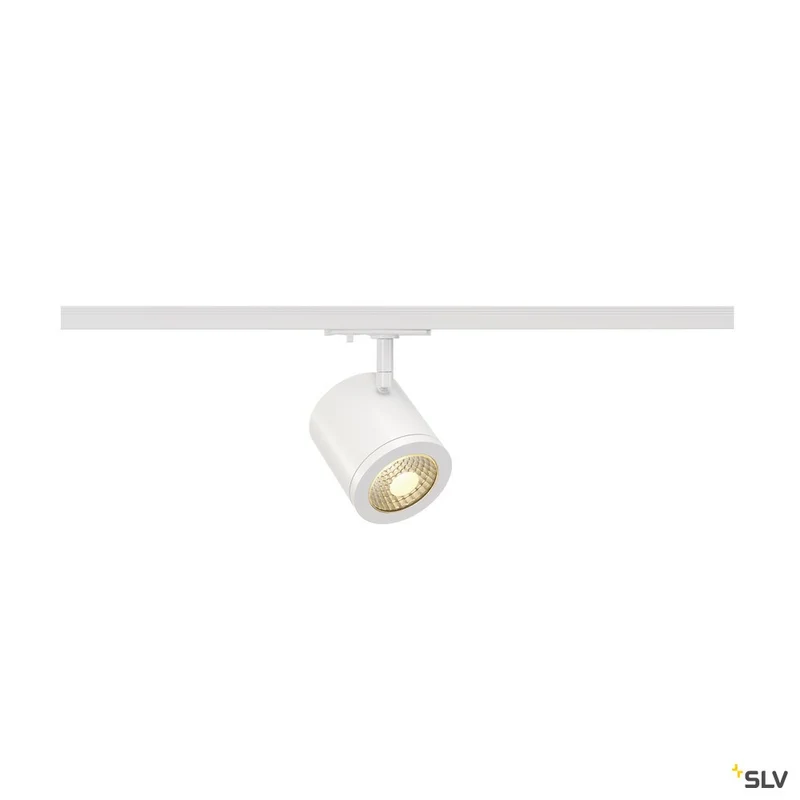 SLV ENOLA_C Spot, rund, weiss, 9W LED, 3000K, 35°, inkl. 1P.-Adapter