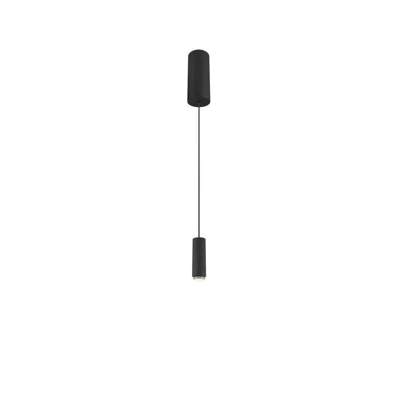 LALU®, Pendelleuchte, Led Base, Mix&Match, 150 cm, 9.5 W, 3000 K, PHASE, schwarz