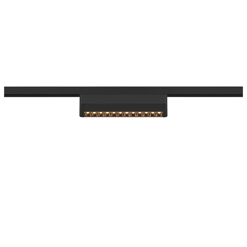 IN-LINE 24 48V TRAC K, Move DALI, Darklight Reflector, Spot, schwarz / schwarz, 7.3 W, 580 lm, 2700 K, CRI 90, 35°