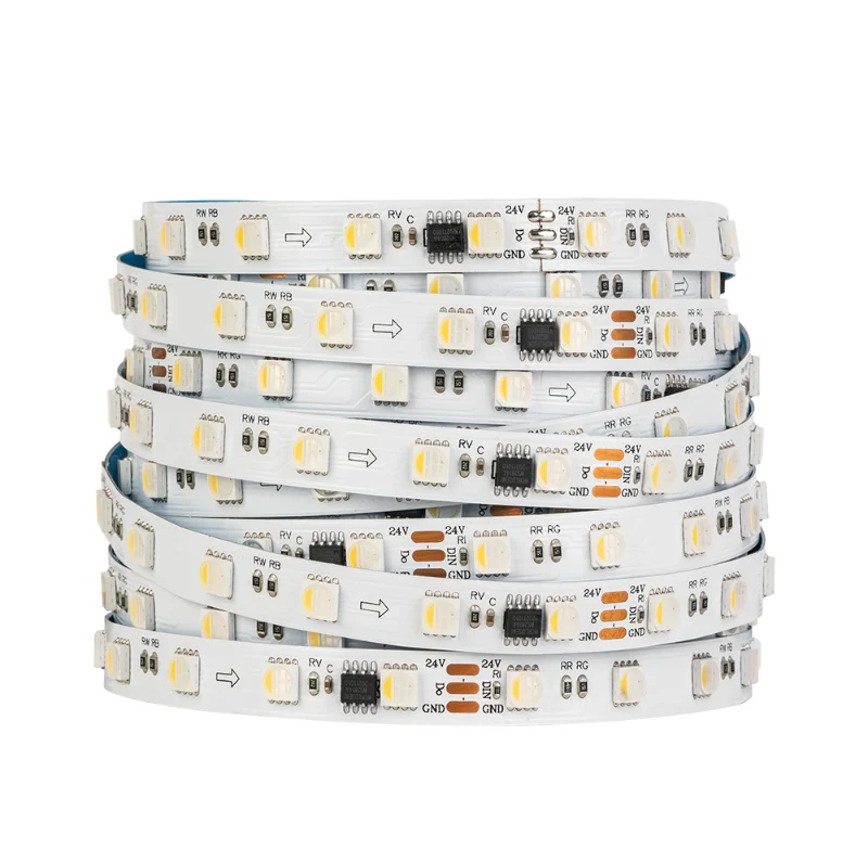 24V TM1814 LED-Streifen adressierbar RGBW 18W/m – externe IC-Technologie