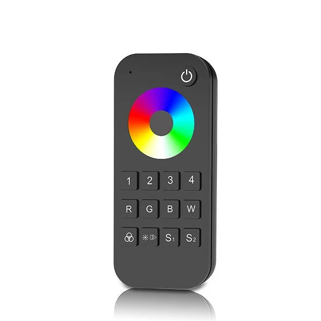 4-Zonen RF-Fernbedienung für RGB/RGBW-Controller 2,4 GHz