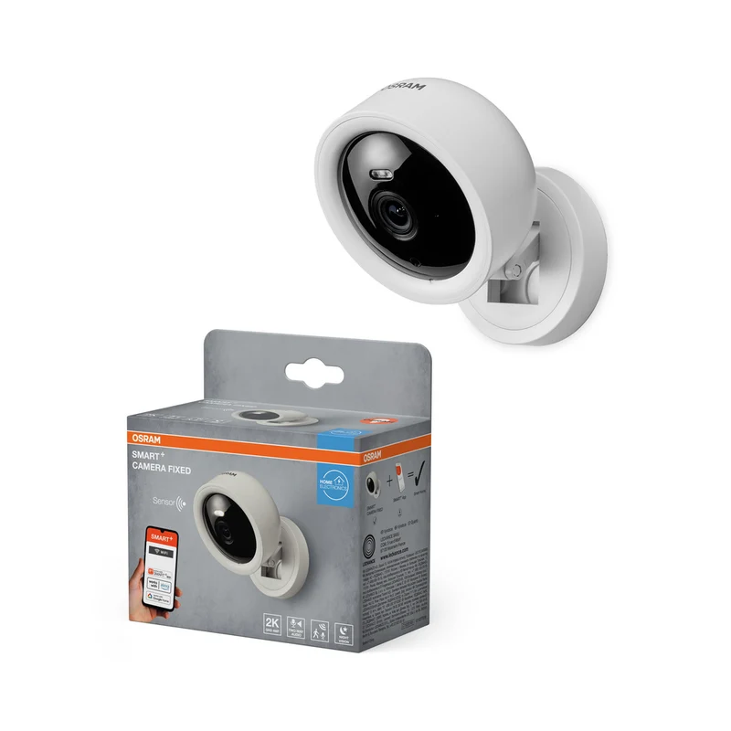 OSRAM Wifi SMART+ smarte Überwachungskamera Wandmontage Weiß