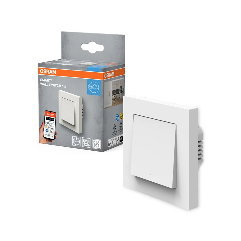 OSRAM Matter SMART+ smarter Unterputz Wandschalter 1-Kanal