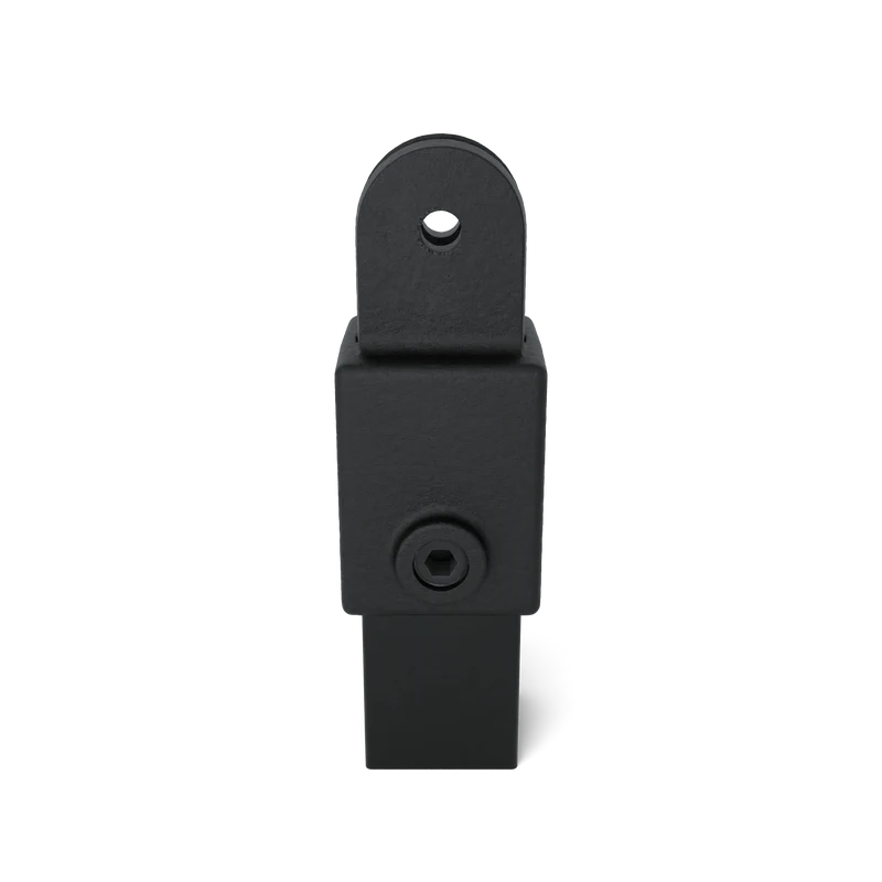 Gelenhalter schwarz 40 mm quadratisch