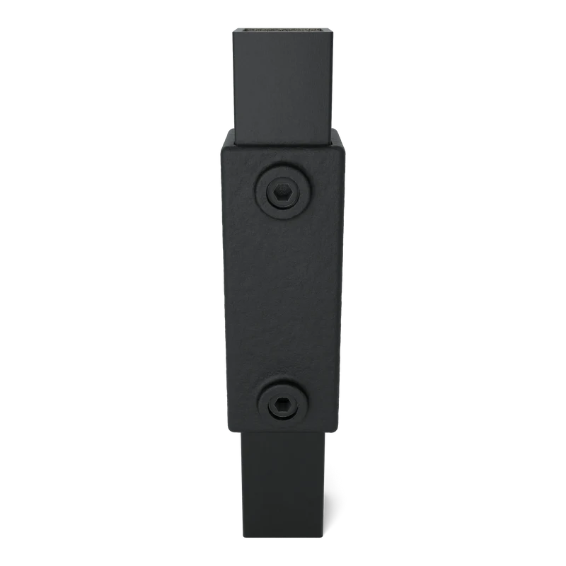 Verlängerungsstück schwarz 40 mm quadratisch