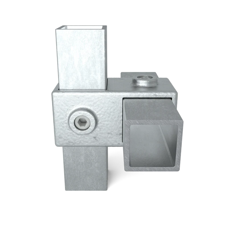 Kreuzstück 90° 40 mm quadratisch