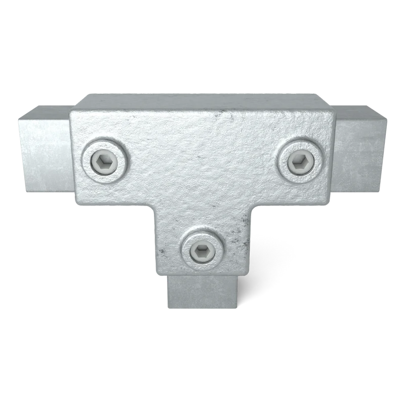 T-Stück lang 40 mm quadratisch
