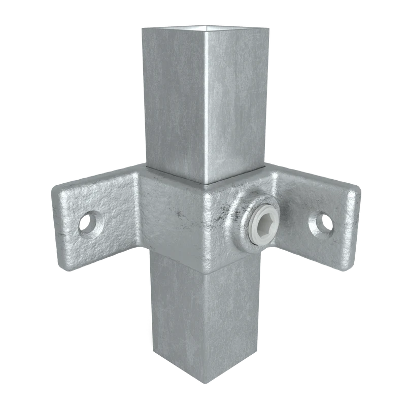 Ösenteil mit Doppellasche 90° 25 mm quadratisch