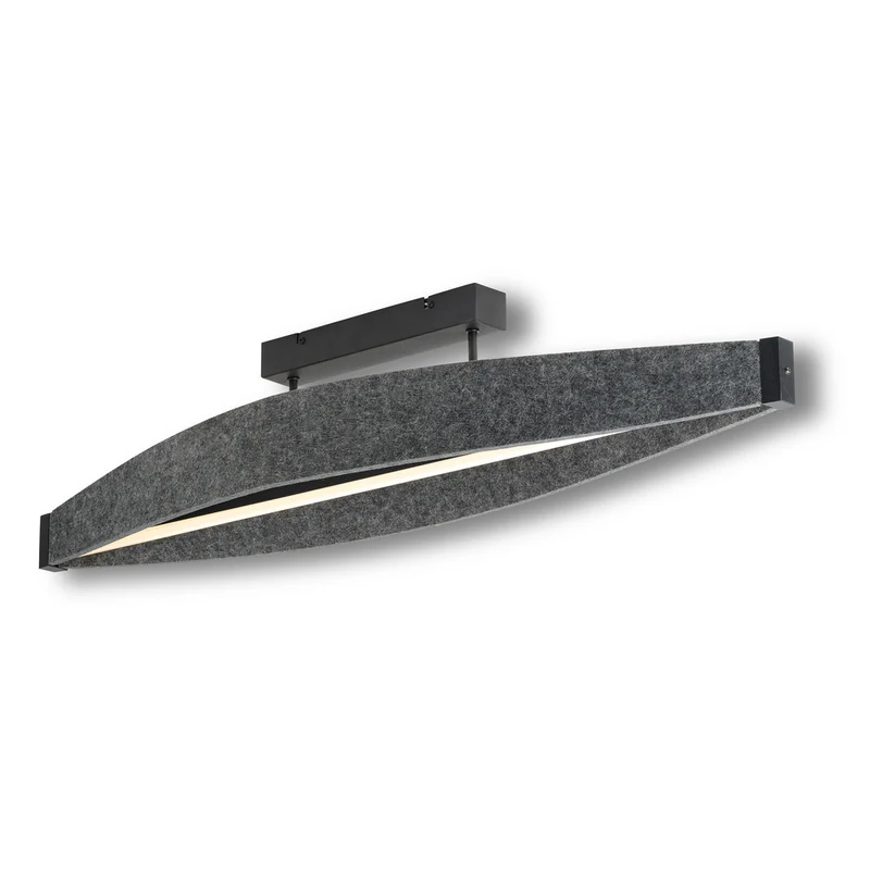 OSRAM DECOR Flat Felt Deckenleuchte 23W 830 Dunkelgrau