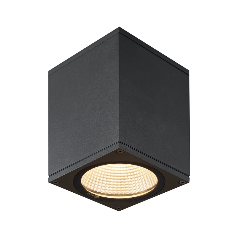 SLV ENOLA SQUARE S Outdoor LED Deckenaufbauleuchte anthrazit CCT 3000/4000K