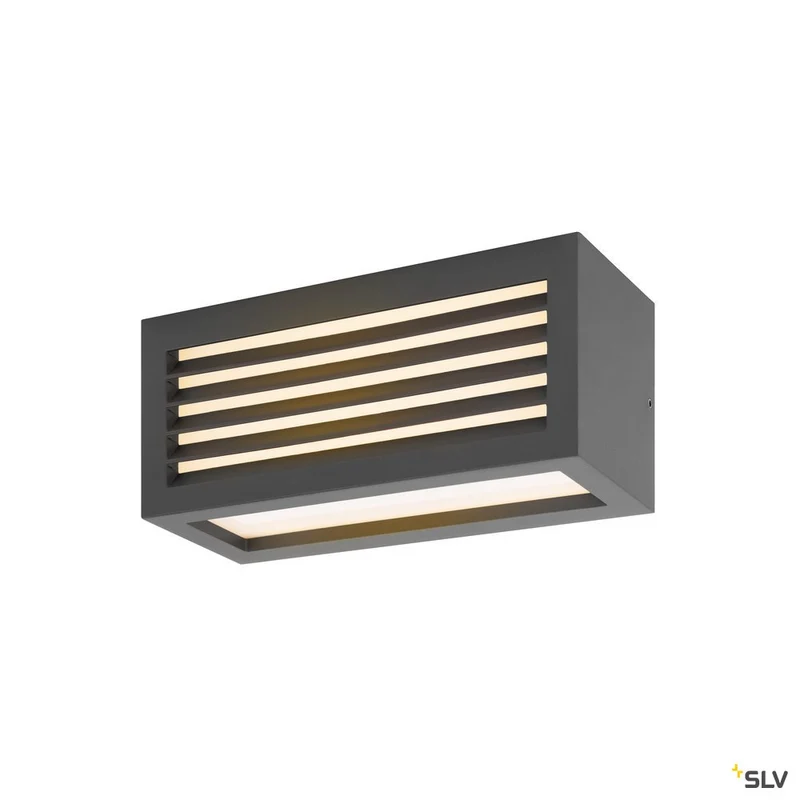 SLV BOX_L, LED Outdoor Wand- und Deckenaufbauleuchte, anthrazit, IP44, 3000K, 19W