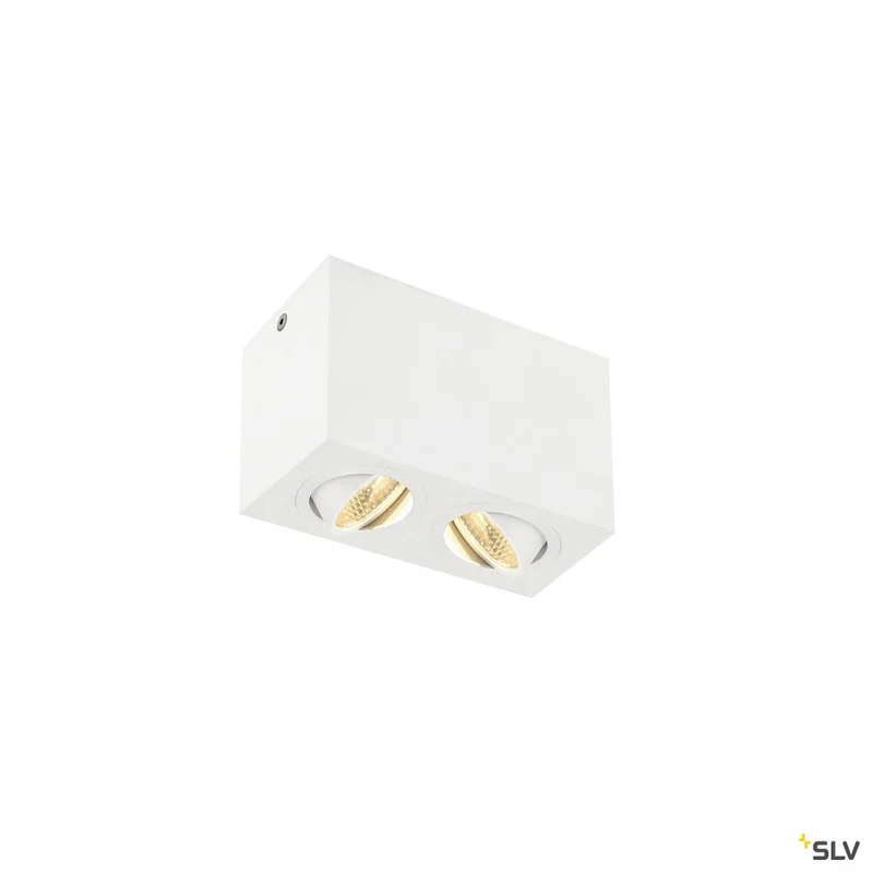 SLV TRILEDO Double, LED Indoor Deckenaufbauleuchte, weiß, 3000K, 16W