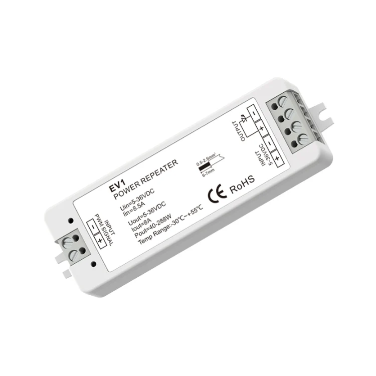 LED Power Repeater 5-36V, 1CH*8A