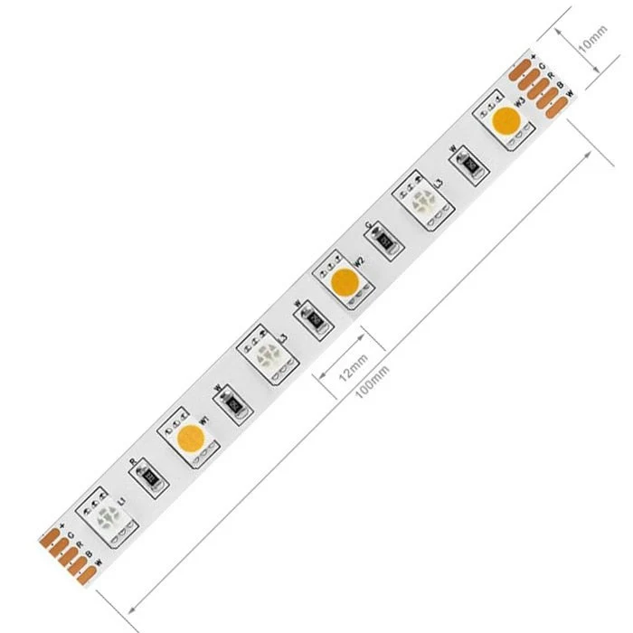 RGB-WW 12V, 60 LEDs/m, 5 Meter