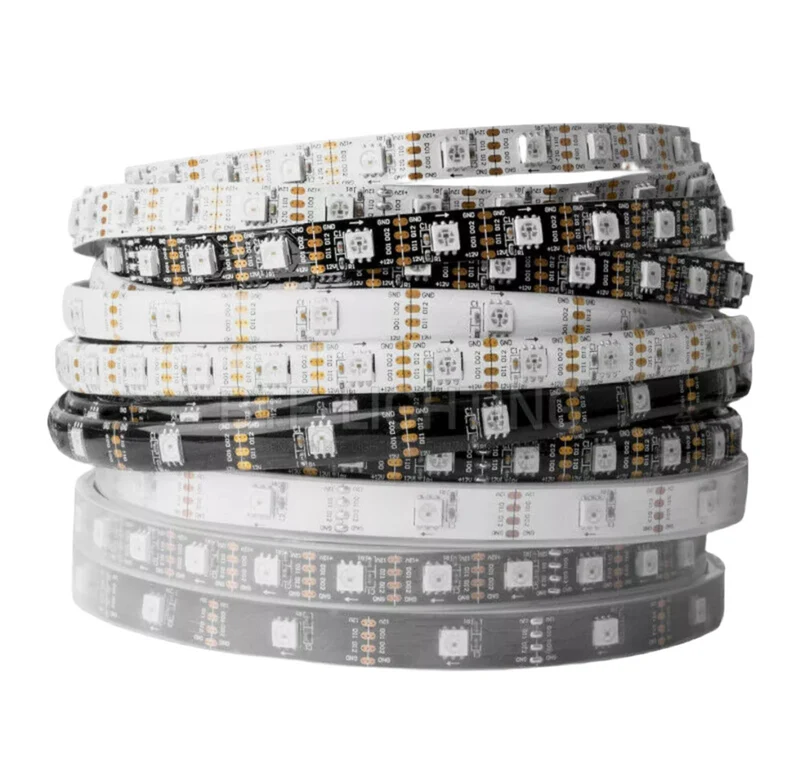12V WS2815 LED-Streifen adressierbar RGB – Ausfallsicherung durch redundante Datenleitung