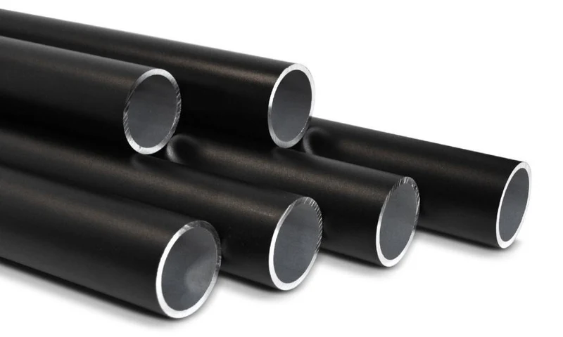 Aluminiumrohr schwarz 33,7 mm (1 Zoll)