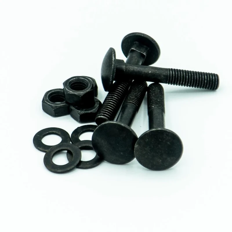 Schwarze Schlossschraube M8x50 (Set 4 Stück)