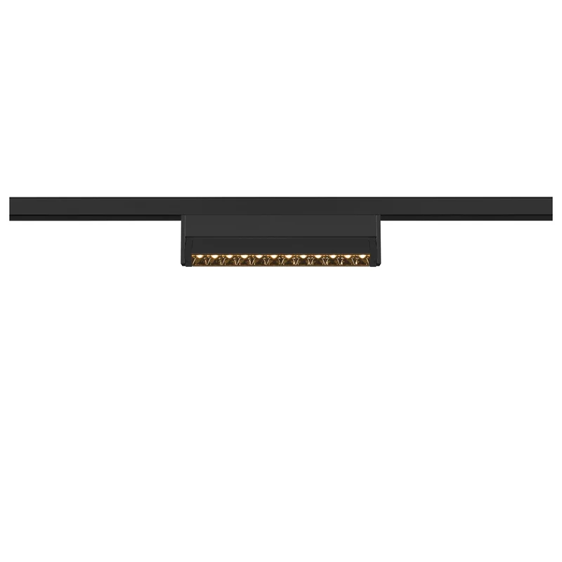 IN-LINE 24 48V TRAC K, Move DALI, Darklight Reflector, Spot, schwarz / schwarz, 7.3 W, 610 lm, 3000 K, CRI 90, 35°
