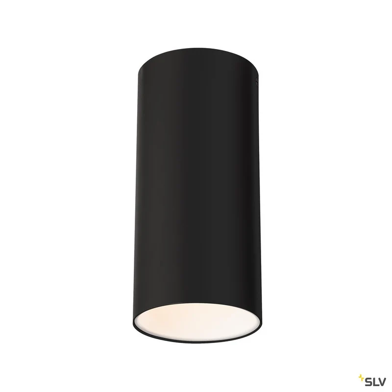 SLV ANELA LED Deckenleuchte, schwarz, 3000K