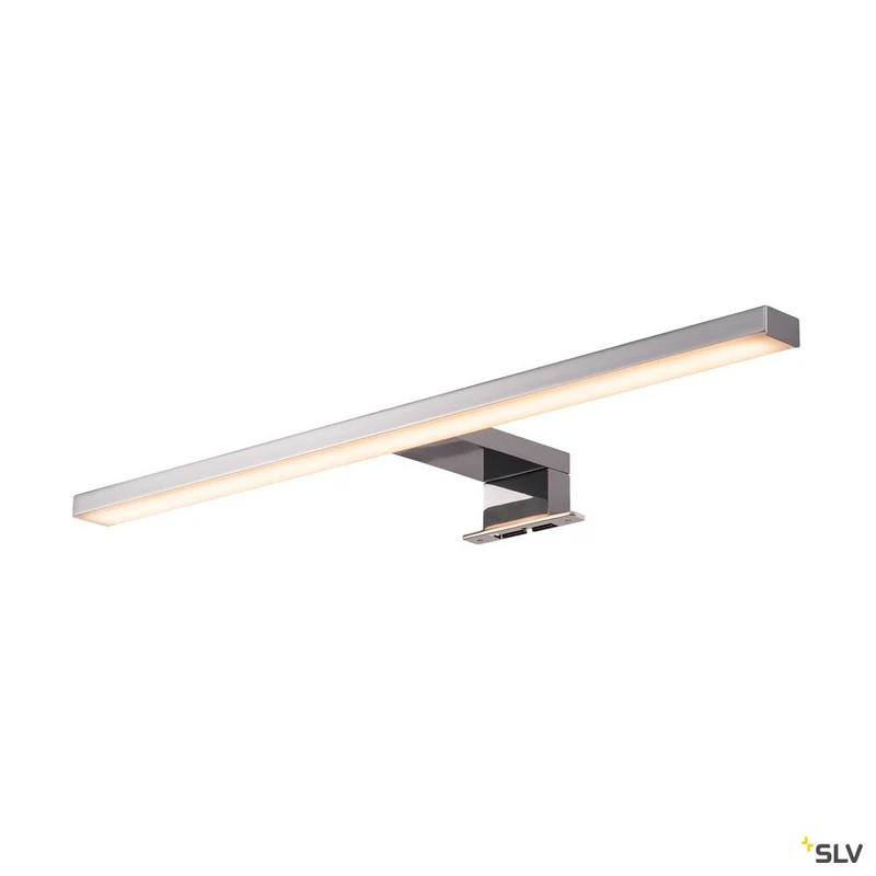 SLV DORISA LED Spiegelleuchte, lang, chrom, 4000K, IP44