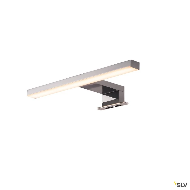 SLV DORISA LED Spiegelleuchte, kurz, chrom, 4000K, IP44