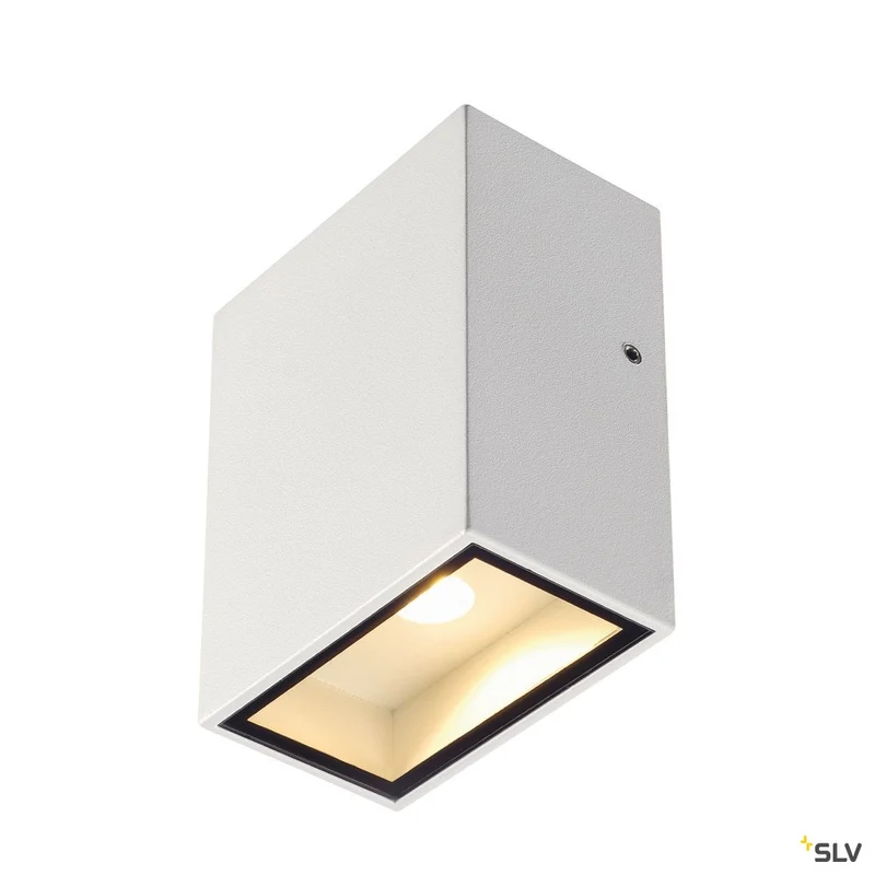 SLV QUAD XL 1 Wandleuchte, eckig, weiss, LED, 1x3,2W, 3000K,