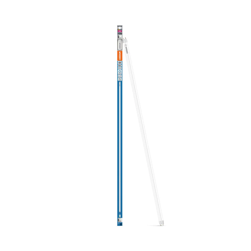 OSRAM LED TUBE T8 EM in Röhre, zweiseitig gesockelt-Form, LED-Röhre, Bleifreies Glas, Matt, 11,6 W, (ex 38 W), 1400 lm, Kaltweiß, 6500 K, 30000 h, CRI 80