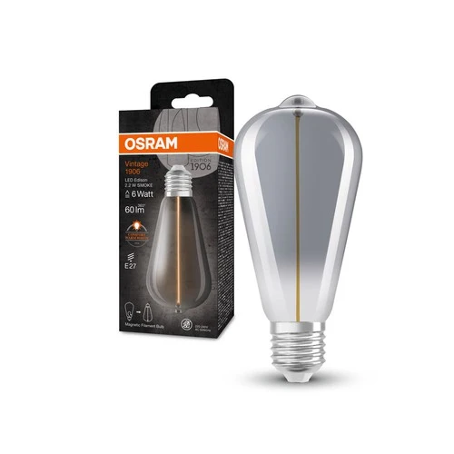 OSRAM Vintage 1906® Classic Edison LED-Lampe, 2,2W, 60lm , Warmweiß , E27