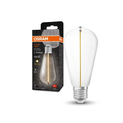 OSRAM Vintage 1906® Classic Edison LED-Lampe, 2,2W, 150lm , Warmweiß , E27