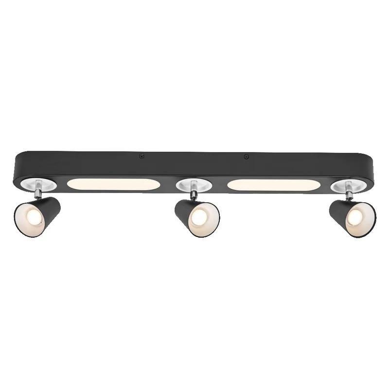 LEDVANCE DECOR SPOT NEPTUNE, 26W, 1. 100lm, schwarz, Spotleuchte, verstellbare Köpfe, vielseitig anwendbar, Innenraumspot, warmweiße Lichtfarbe, hochwertige Optik, einfache Montage