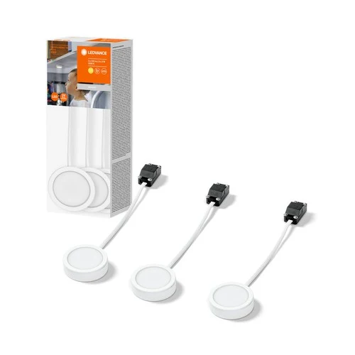 LEDVANCE Unterschrankleuchte PUCK 65mm, weiß, 3W, 330lm