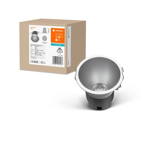 LEDVANCE SPOT TWIST Ø 93mm Downlight, silber, 10W, 800lm, 830 WT