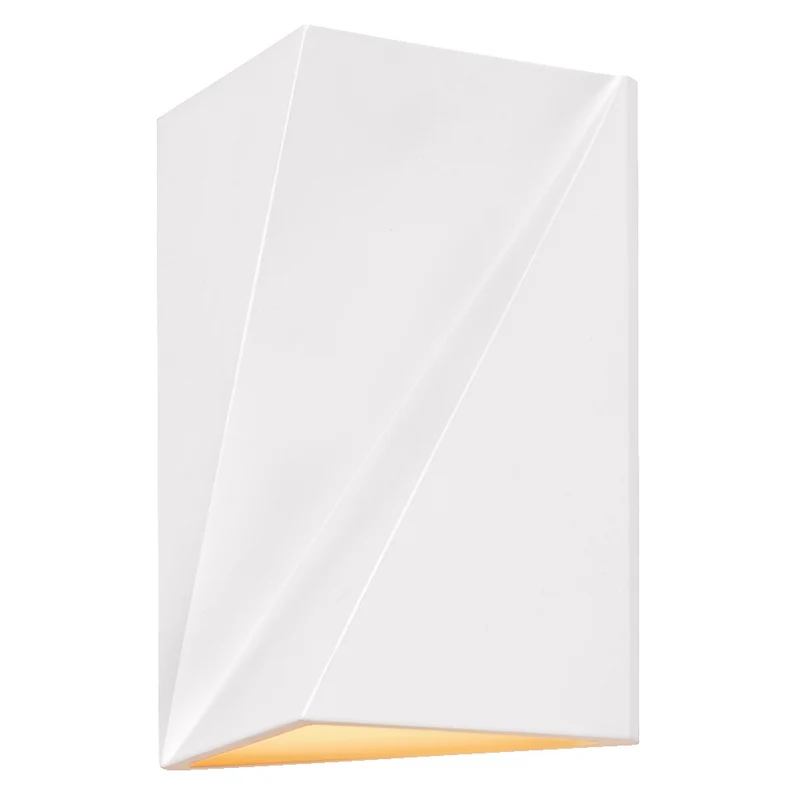 LEDVANCE Decor Origami Swan, Design-Wandleuchte mit Gips-Origiamischirm in Schwanenform, 2-flammig, mit G9 Stecksockel, IP20, weiß