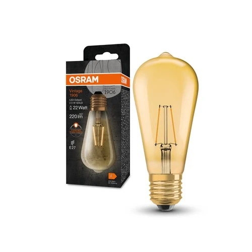 OSRAM Vintage 1906® Classic Edison LED-Lampe, 2,5W, 220lm , E27