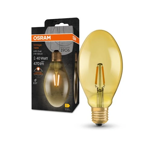 OSRAM Vintage 1906® Classic Oval Lampe, 4W, 470lm , E27