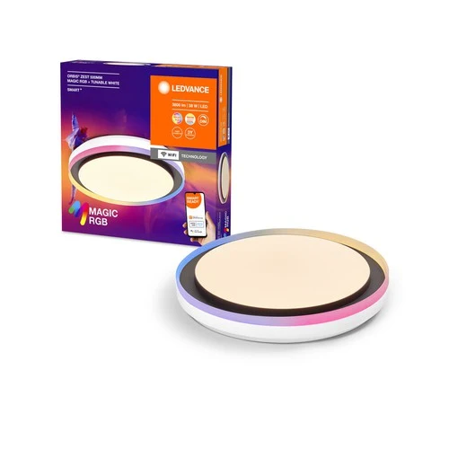LEDVANCE SMART + WIFI Magic Deckenleuchte, w/s, 38W, 50cm, 1050lm