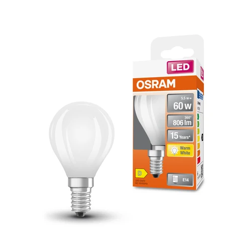 OSRAM LED Retrofit CLASSIC P 60 5.5 W/2700 K E14 , Warmweiß