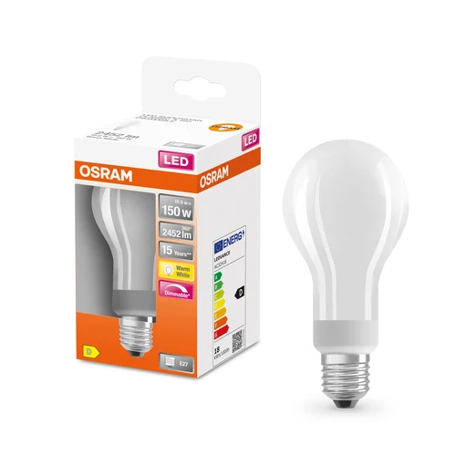 OSRAM LED SUPERSTAR Classic LED Lampe dimmbar matt (ex 150W) 18W / 2700K Warmweiß E27