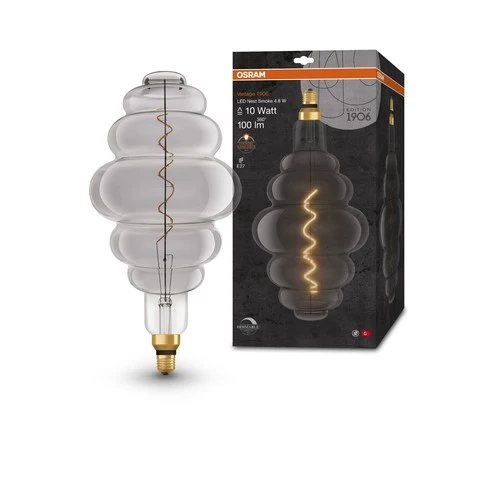 OSRAM Vintage 1906 LED-Lampe, Smoke-Tönung, 4,8W, 100lm , Warmweiß , E27