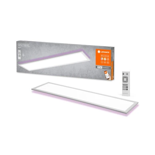 LEDVANCE SMART+ WiFi LED-Rahmen-Panelleuchte 100cm x 25cm, RGBW inkl. Fernbedienung 27W, 1800lm, weiß