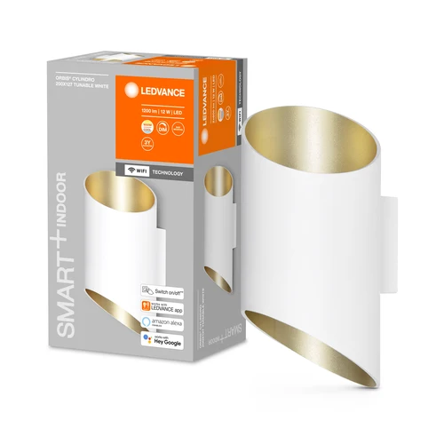 LEDVANCE Wifi SMART+ ORBIS CYLINDRO LED Wandleuchte 20x12,7cm Tunable Weiß 12W / 3000-6500K weiß